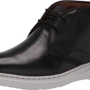 Clarks Men's Dennet Chukka Boot, 8 US, Black Leather, Never Worn